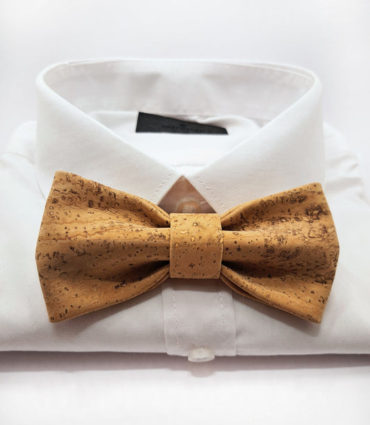 Natural Cork Bow Tie