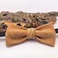 Natural and Birch Cork Bow Tie