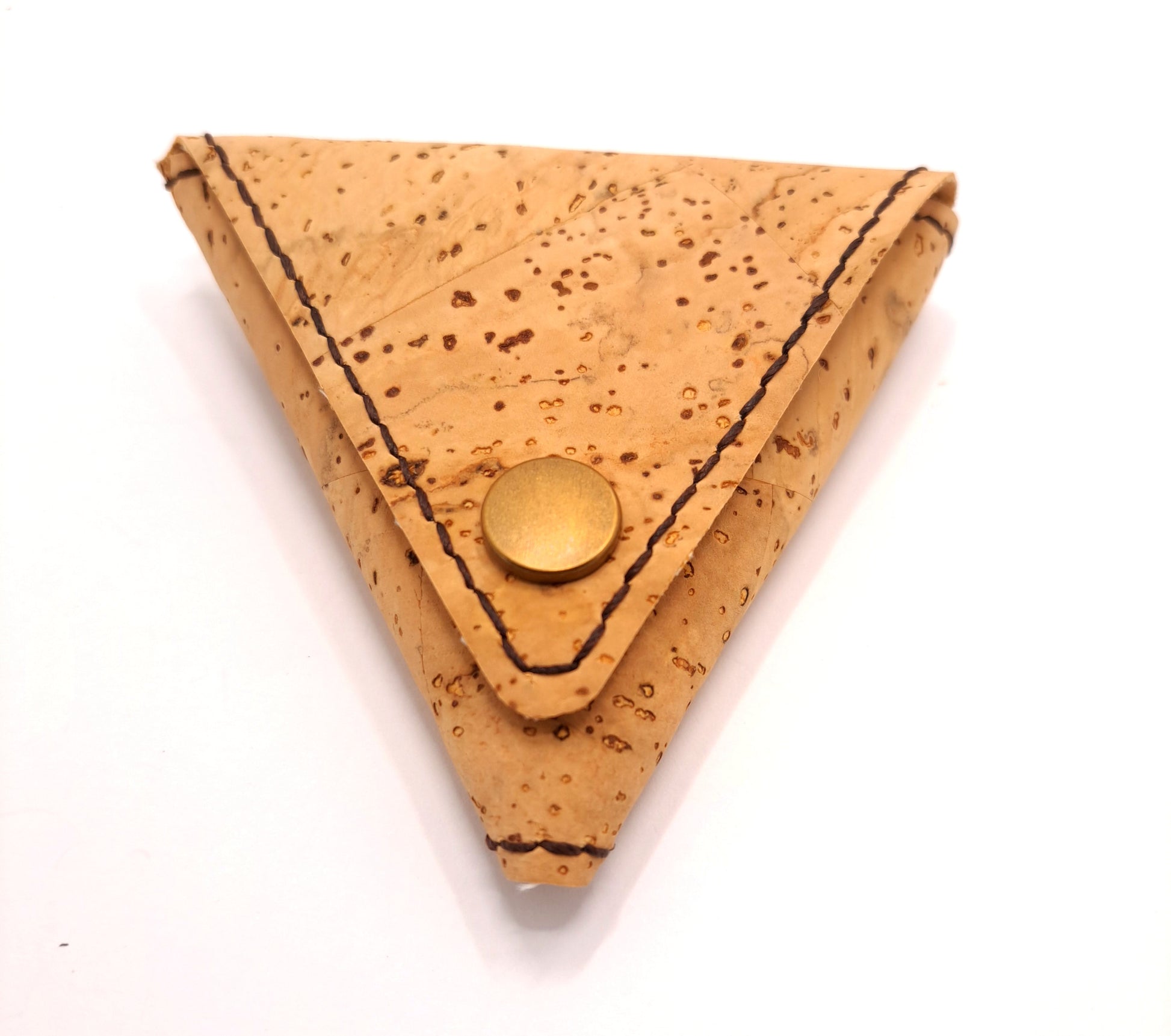 cork coin pouch natural